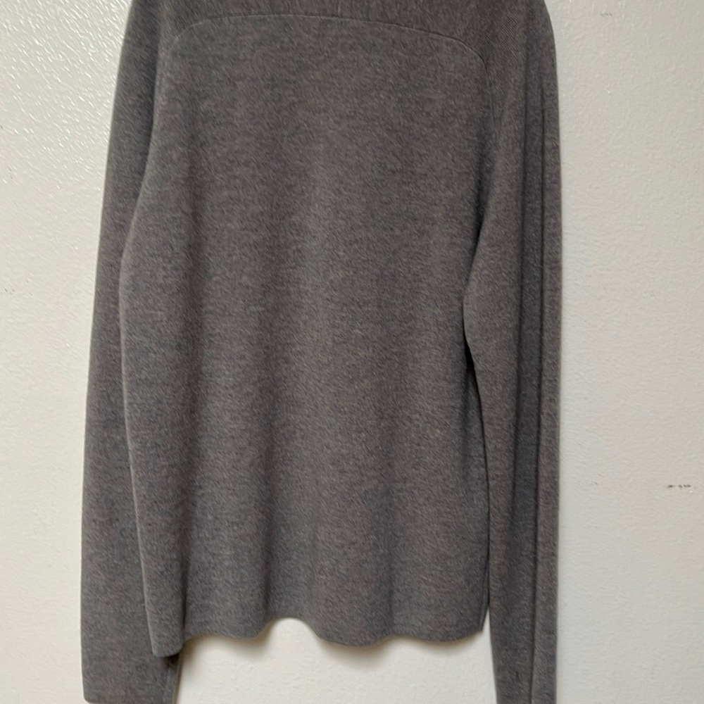 Gray Quarter-Zip Pullover - image 3